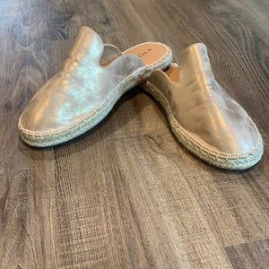 Serra Rose Gold Mules